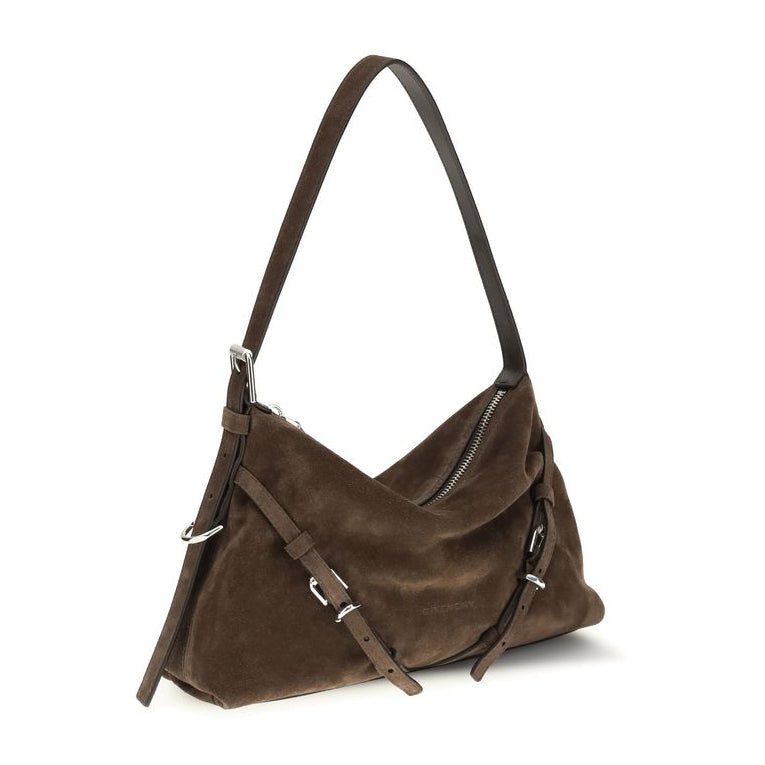 Sac bandoulière Bos Taurus en cuir de veau marron Givenchy