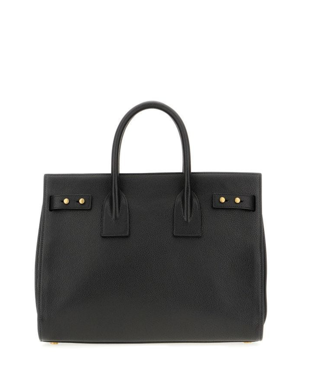 Sac à main Sac en cuir de veau noir Saint Laurent
