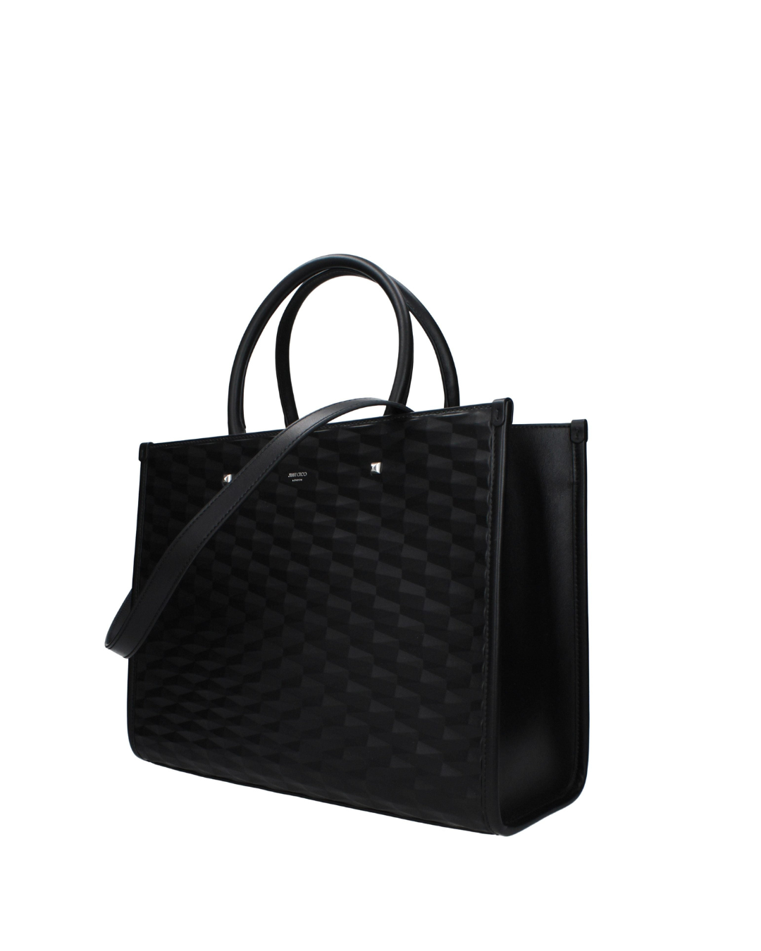 Sac à main en cuir noir Jimmy Choo