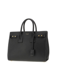 Sac à main Sac en cuir de veau noir Saint Laurent