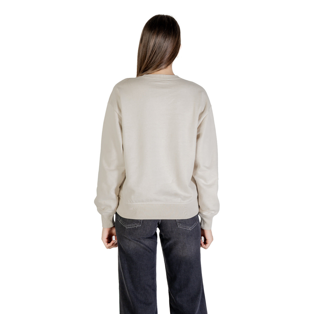 Sudadera beige Calvin Klein