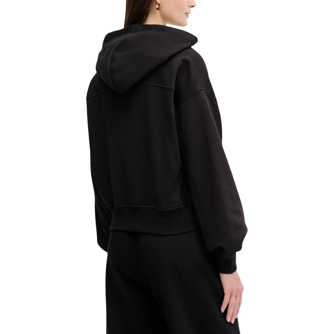 Sudadera negra con cremallera Calvin Klein