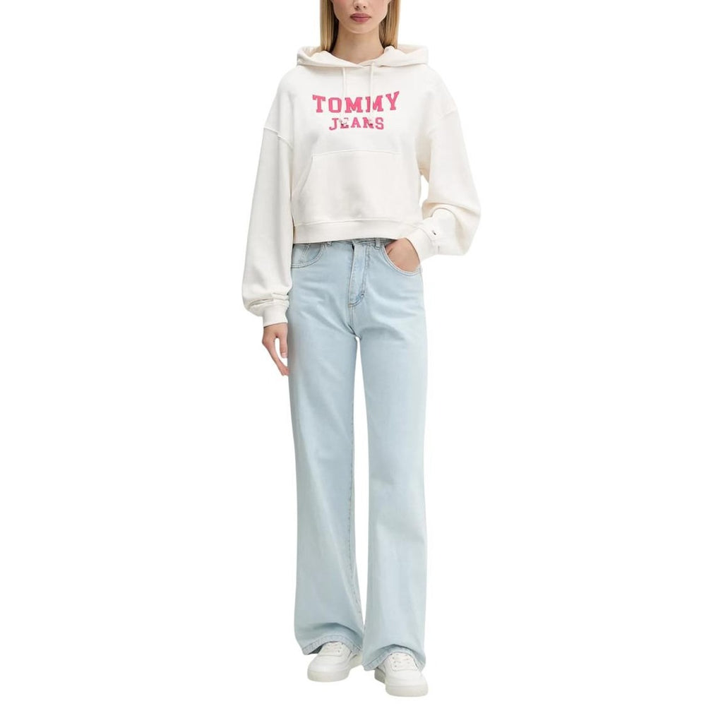 Sudadera con capucha blanca Tommy Hilfiger