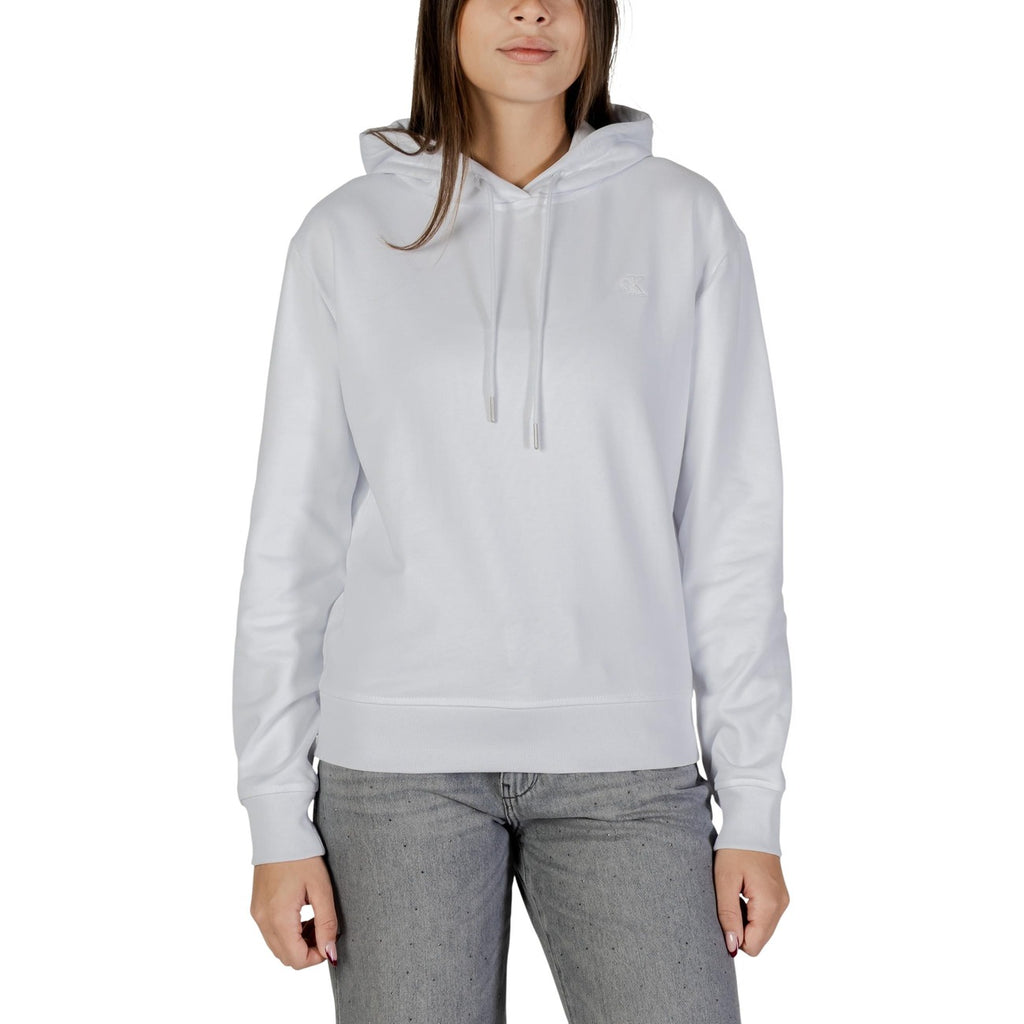 Sudadera blanca con capucha Calvin Klein