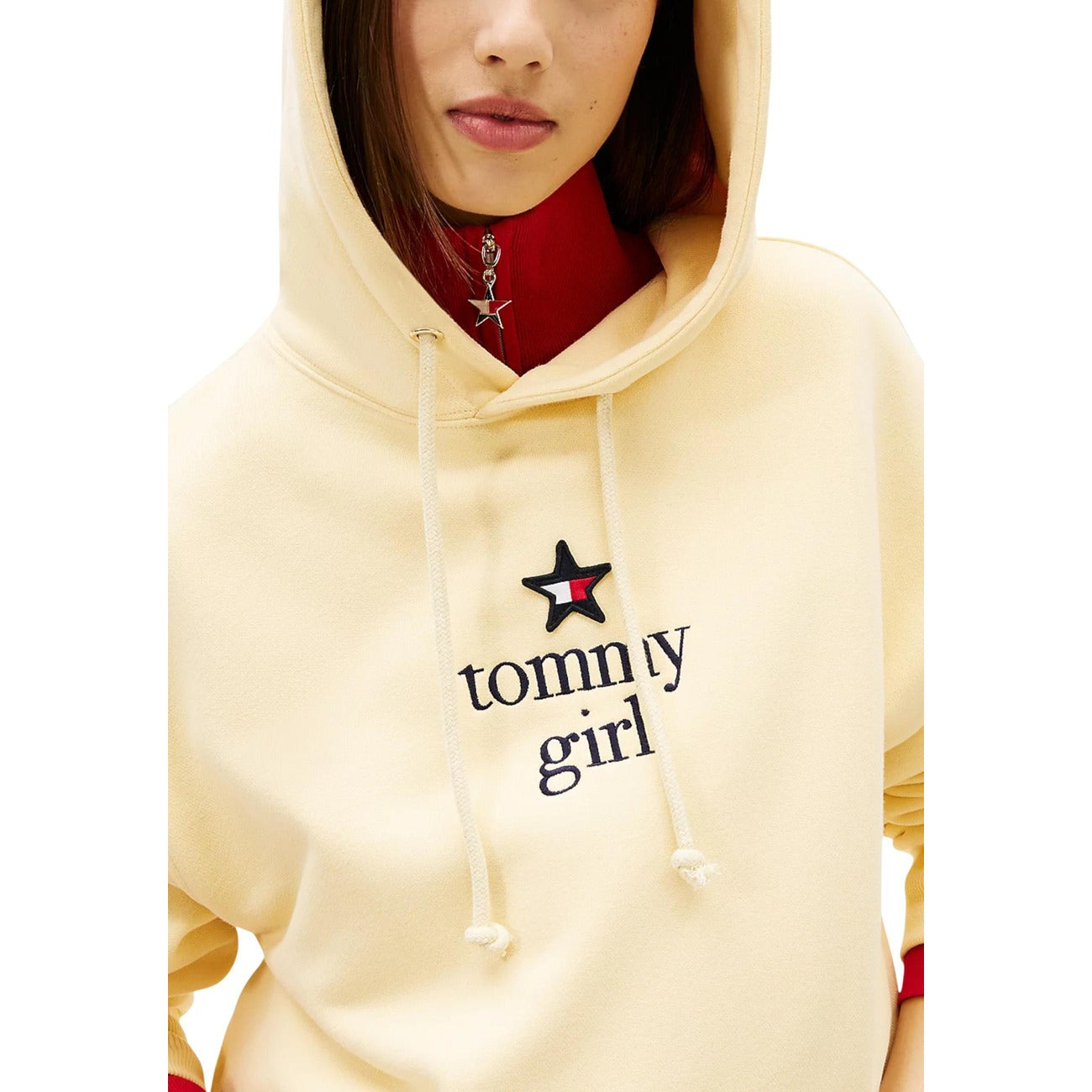 Sudadera con capucha beige Tommy Hilfiger
