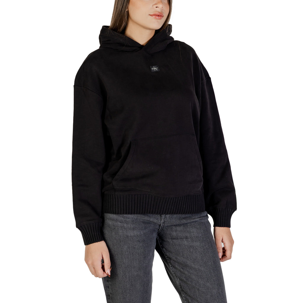 Sudadera negra con capucha Calvin Klein