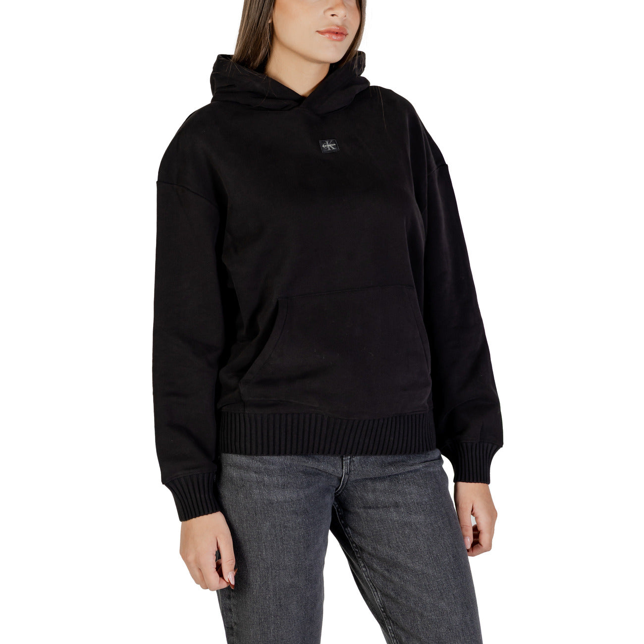 Sudadera negra con capucha Calvin Klein