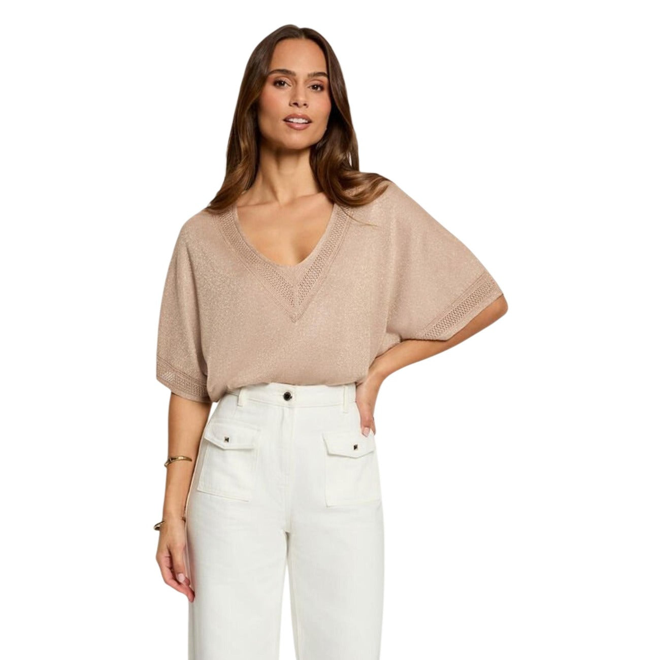 Pull beige Morgan De Toi