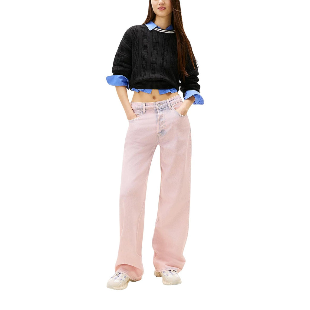 Pull noir torsadé Tommy Hilfiger